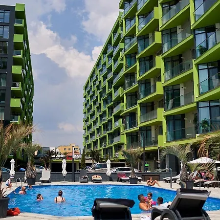מאמאיה Glamour Sea View Family Apartments - Spa N Pools Resort מראה חיצוני תמונה